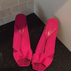 Hot pink Jessica Simpson heels